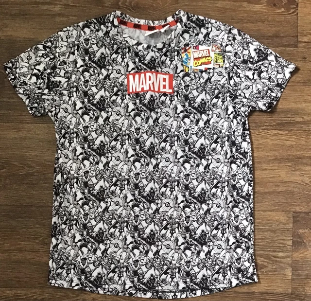 Primark Boys Marvel Comics Short Sleeve T-shirt Age 9-10 Years