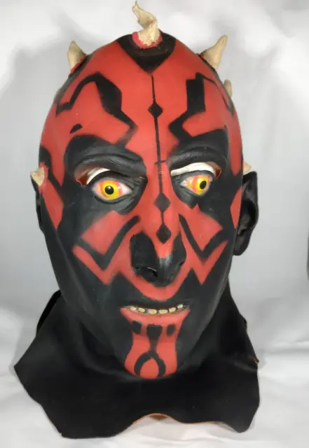 Star Wars LucasFilms Ltd Darth Maul Adult Rubber Mask  - Rubies Made In Mexico