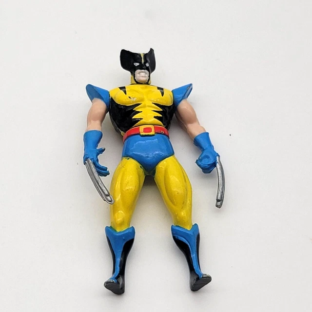 Vintage 1994 Toy Biz Marvel Steel Mutants X-Men Wolverine 2.75" Die Cast Figure