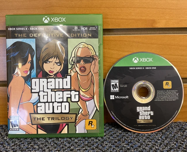 Grand Theft Auto The Trilogy - Xbox PAL, édition Complète, Très Bon état