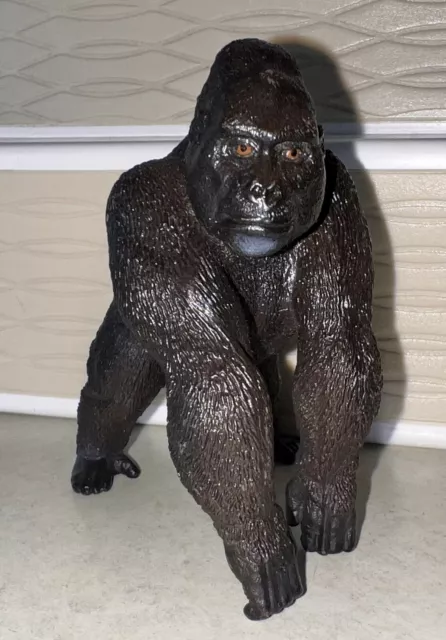 Schleich Gorilla Silverback Figure Toy Male Adult Realistic Animal PVC Rubber