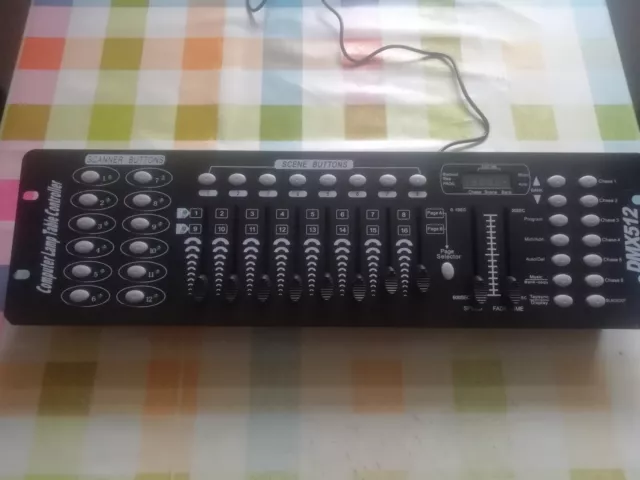 DMX512 Controller 192CH Konsole Party DJ Disco Show Moving Head Lichtsteuerung