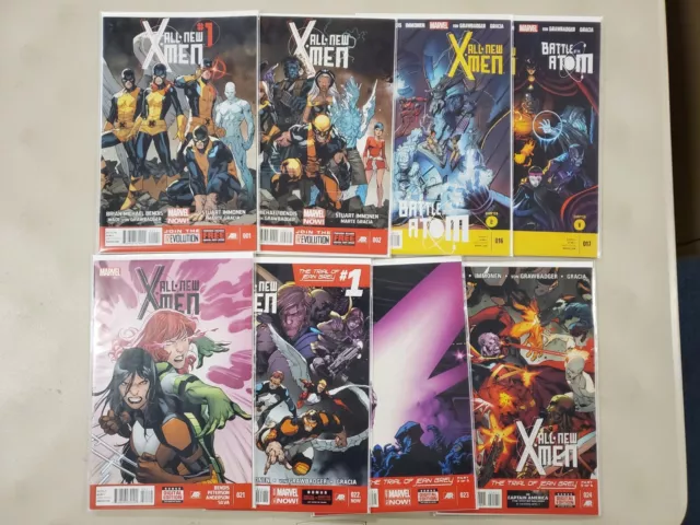 All New X-Men #1,2,16,17,21,22.now,23,24 F/VF Will Combine Ship