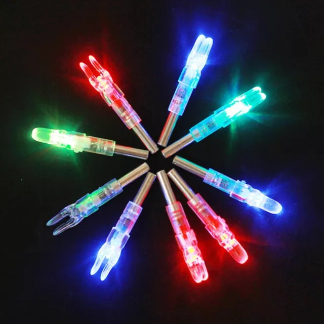 6/6.2mm Hunting Shoot Archery LED Lighted Nock Compound Bow Arrow Nocks Tails