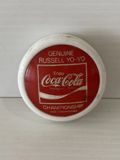 Vintage Coca-Cola Genuine Russell YO-YO Championship Made Philippines No String 2