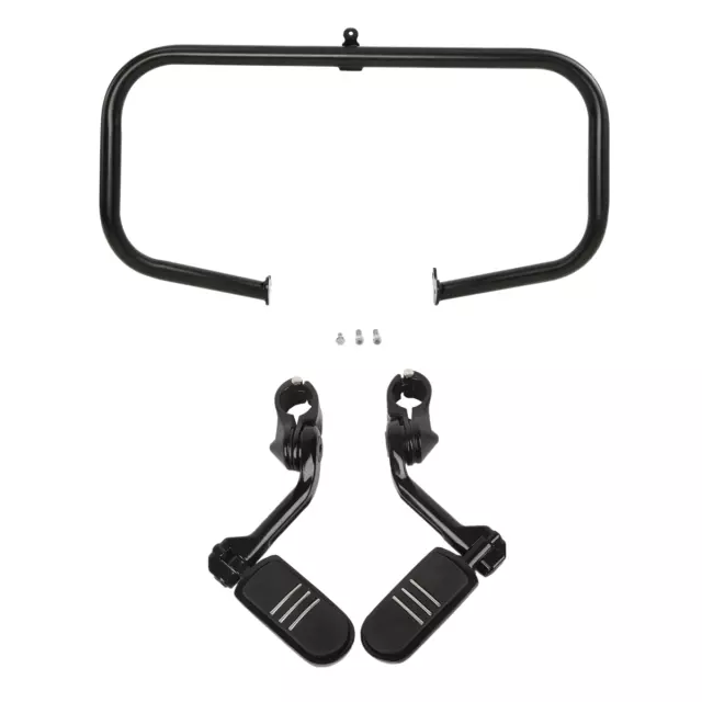 Highway Engine Bar Long Angled Footpeg Fit For Harley Electra Road Glide 09-2023