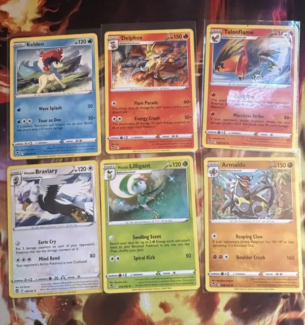 Pokémon cards bundle - 12 Rare Cards - Silver Tempest - All Cards Mint.