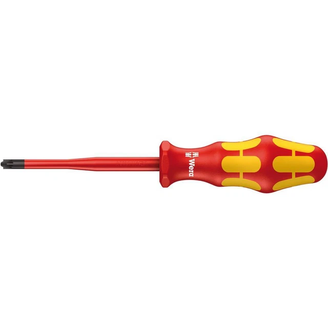 Tournevis Isolé VDE Wera 410 I B - Manche En T, 3/8 X 130 Mm - Pour Travail Jusqu'à 1000 V - Compatible Douilles Zyklop