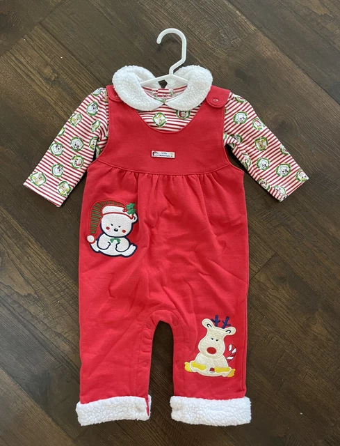 Vintage Lil Jellybean Christmas Outfit Sz 6mo
