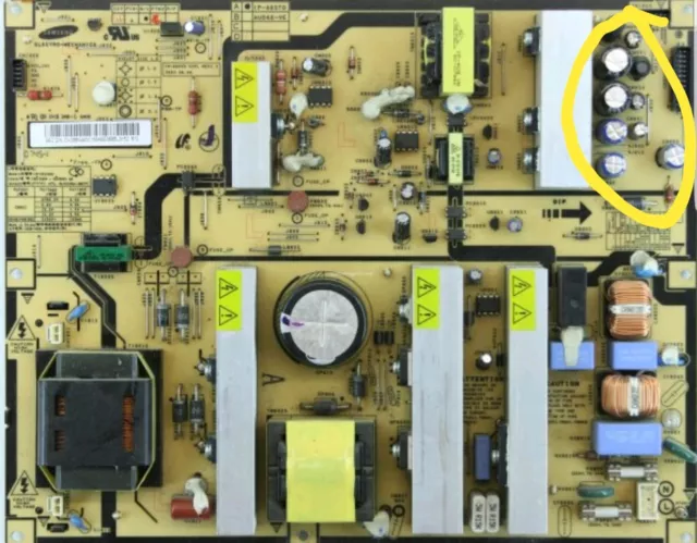 LE40M87BD LE40M87BDX - BN44-00165A Placa de fuente de alimentación KIT DE REPARACIÓN SAMSUNG LCD TV