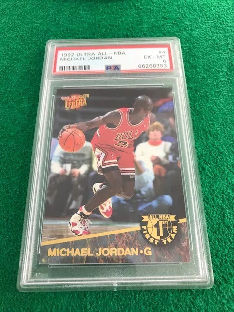1992 Fleer Ultra Michael Jordan All NBA Card #4 PSA 6