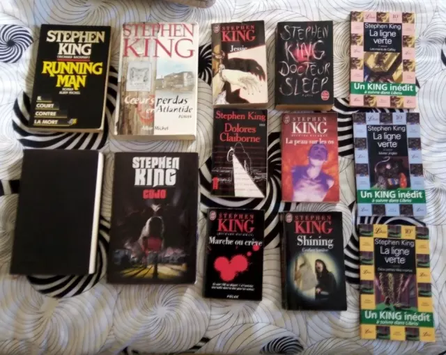 Lot de romans de Stephen King