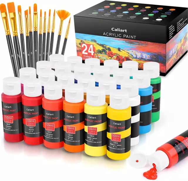Acrylic Paint Set Premium 20 Colors Paint Acrylic Art Paints for