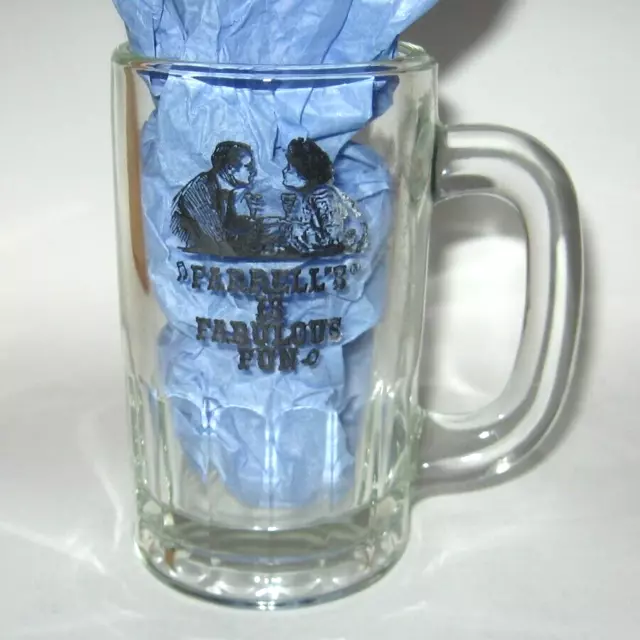 VTG Farrells Glass Mug Ice Cream Parlour Restaurant Farrell's is Fabulous Fun