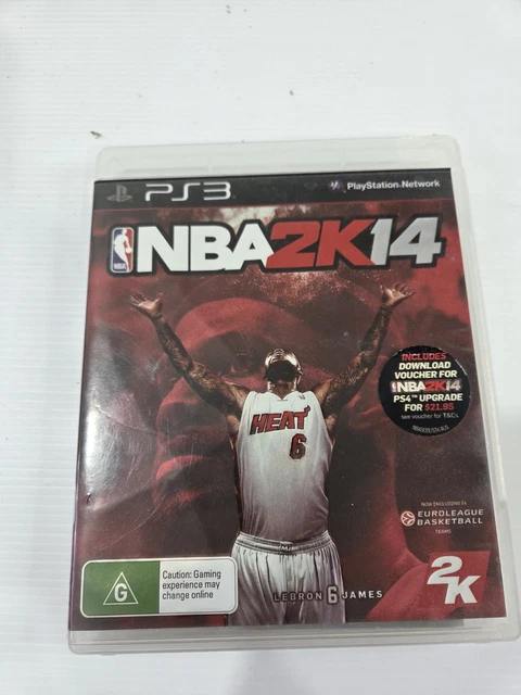 NBA 2K14 PS3 Game Complete with Manual Sony Playstation PAL