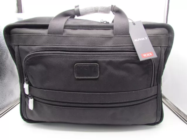 TUMI Alpha T-Pass Ballistic Nylon Attache Style Bag 225D3 - Retail $295