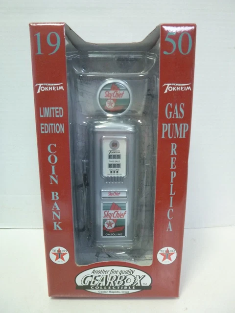 Gearbox Tokheim Quality 1950 Gas Pump Replica Bank-Texaco Sky Chief Gasoline NEW