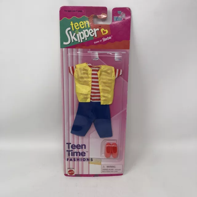 Vtg #68028 Mattel Barbie Sister TEEN SKIPPER TEEN TIMES FASHIONS NRFB 1996 NOC