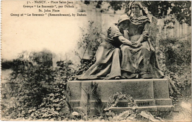 CPA Nancy-Place Saint Jean-Groupe "Le Souvenir" (187356)
