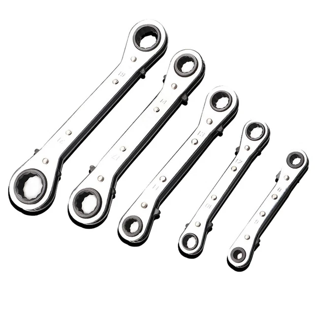 5 pz comodo e affidabile set di chiavi a cricchetto per strumento di riparazione