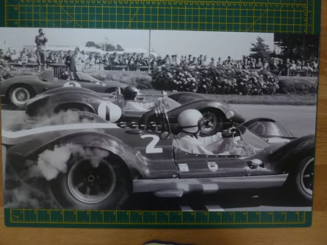 1964 Goodwood Bruce McLaren Cooper Jim Clark Lotus Sportscar Racing Motorsport