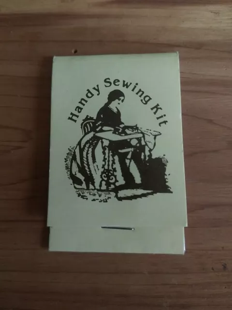 Vintage Interpur Hosiery Sewing Mending Kit Matchbook Size