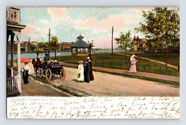 Postcard New Jersey Asbury Park NJ Ocean Grove 1905 Posted Undivided Back