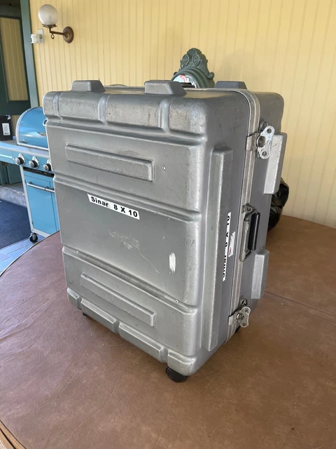 Vintage Original Sinar Expert 8 X 10 Camera Case with Wheels