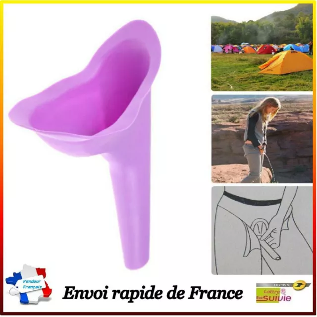 Pisse Debout Urinoir Féminin de Poche Urinoir Portable pour Femme permet de  faire Pipi Debout dans les Camping Festival Toilette insalubre