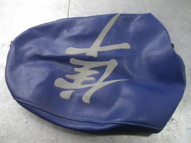 SUZUKI GSX 1300 R 99-06 BAGSTER REAR FITTED SEAT COVER + LOGO USED Unit 47