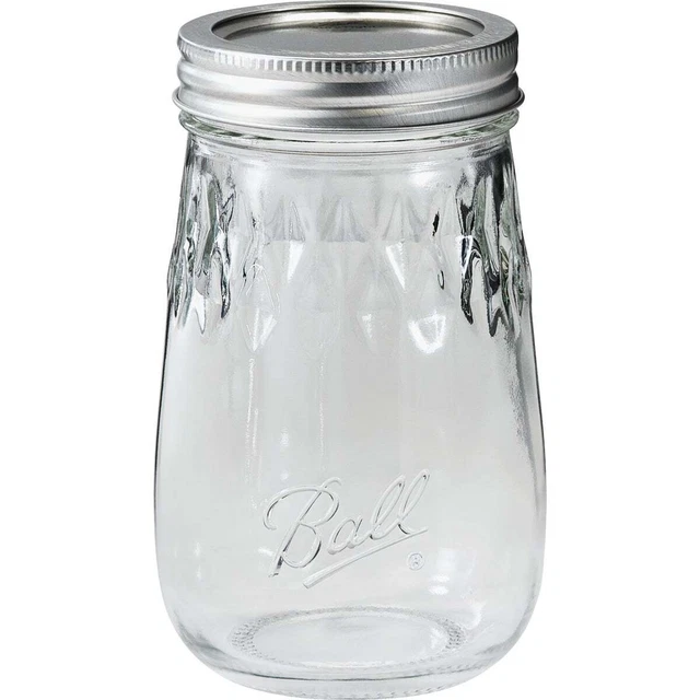 Ball Pint Fluted Freezer Jar (4-Pack) 1440061199 Ball 1440061199 16 Oz. Ball Pint Fluted Freezer Jar (4-Pack) 1440061199 Ball 1440061199 16 Oz.