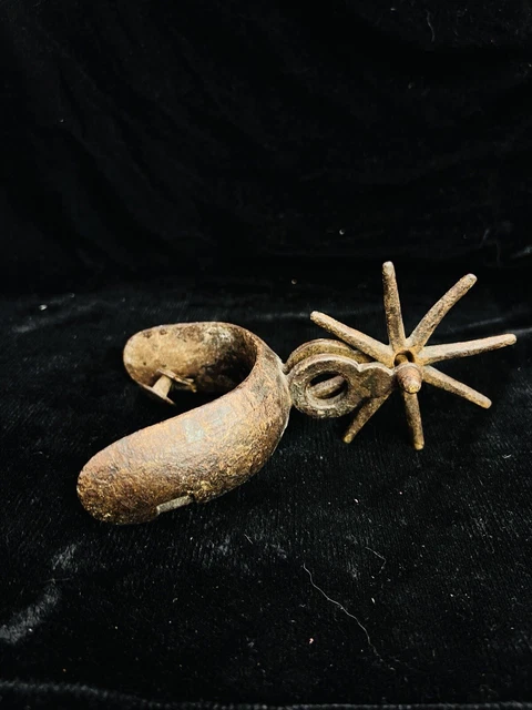 Antique Iron Spur Cowboy Western Wear Hand Forged