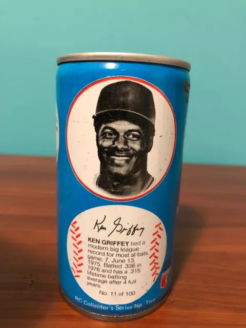 1978 Royal Crown RC Cola Collector Series 2  S/S Can  # 11 of 100 KEN GRIFFEY