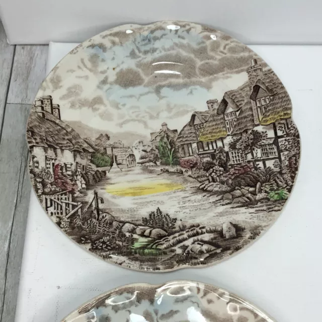 VINTAGE JOHNSON BROTHERS Olde English Countryside 6” Plates, Lot Of 6 £ ...
