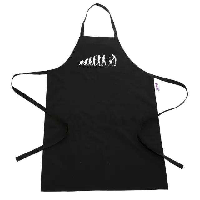 Funny BBQ Apron Novelty Aprons Cooking Gifts for Men Evolution of Man