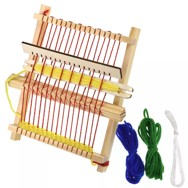 Traditional Wooden Loom Weaving Handmade Knitting Kit Weaving Machine Kids Toy