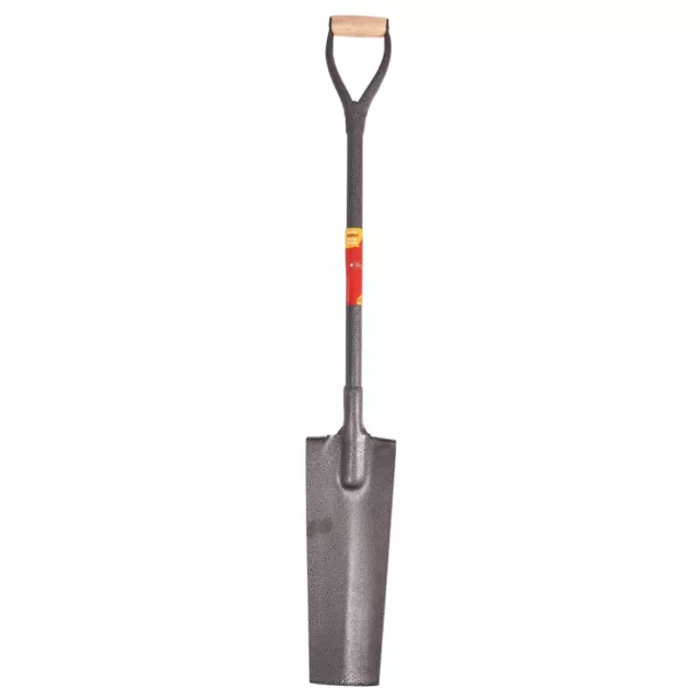 Drainage Drain Spade Carbon Steel D Handle Post Hole Trench 1200mm Shovel