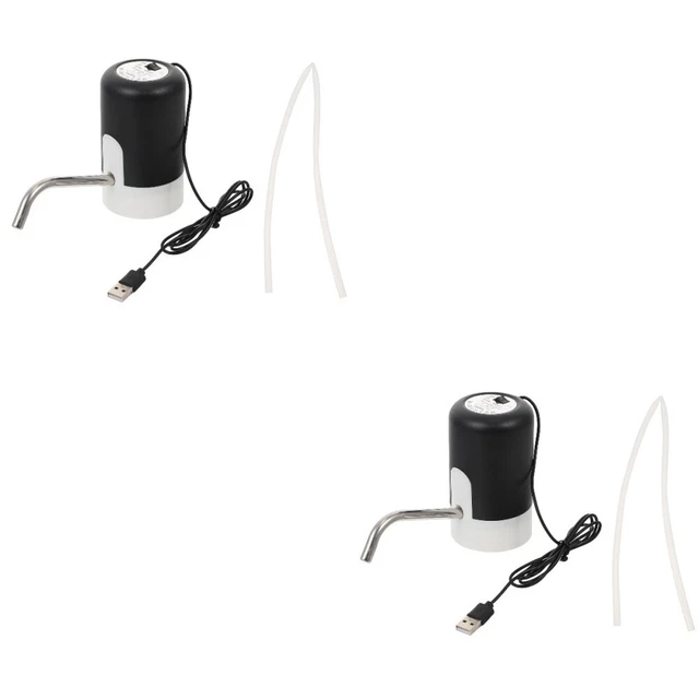 2 Sets Drinking Water Pump Electric Camping Kettle USB Water Dispenser Pump