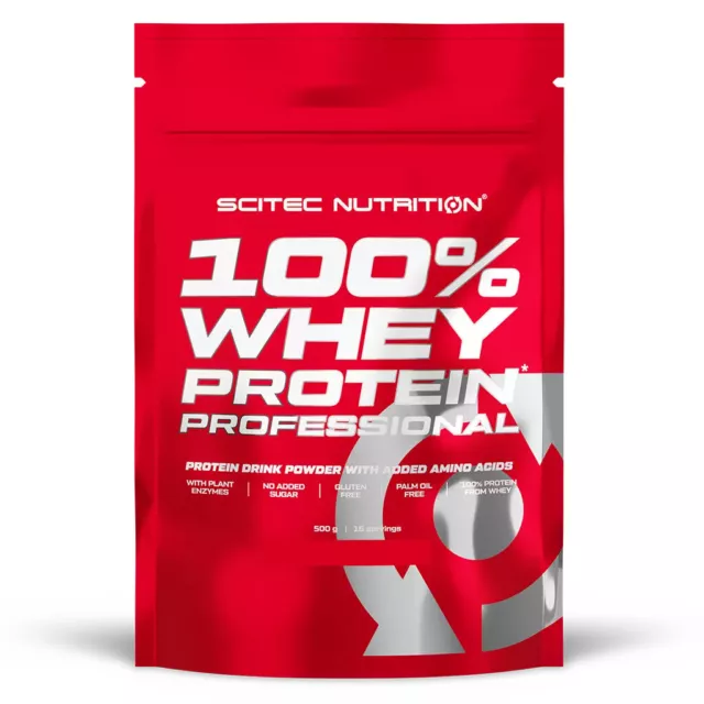 SCITEC 100% WHEY PROFESSIONAL BUSTA 500 GR Cioccolato-Nocciola