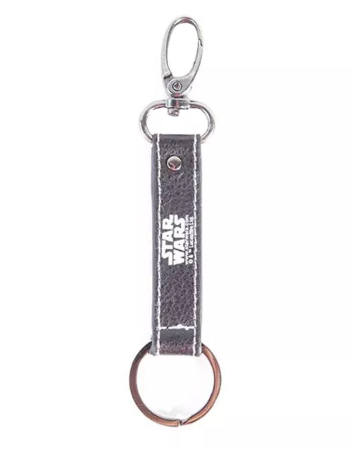 Star Wars Schlüsselring Keychain First Order Emblem Nue offiziell Schwarz Size