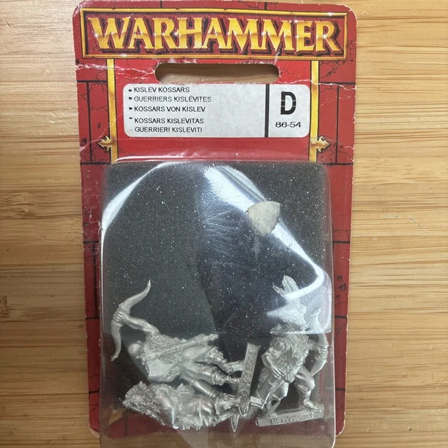 KISLEV KOSSARS WARHAMMER empire warhammer zar metal archer axe EUR 99