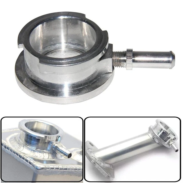 Radiatore saldatura alluminio collo di riempimento 1,65 ID 42 mm OD 56 mm argento NPT1/16