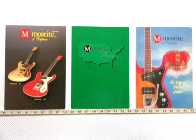 3 Mosrite Electric GUITAR BASS Catalog Rare catalog issued only a few times 3 Mosrite Electric GUITAR BASS Catalog Rare catalog issued only a few times