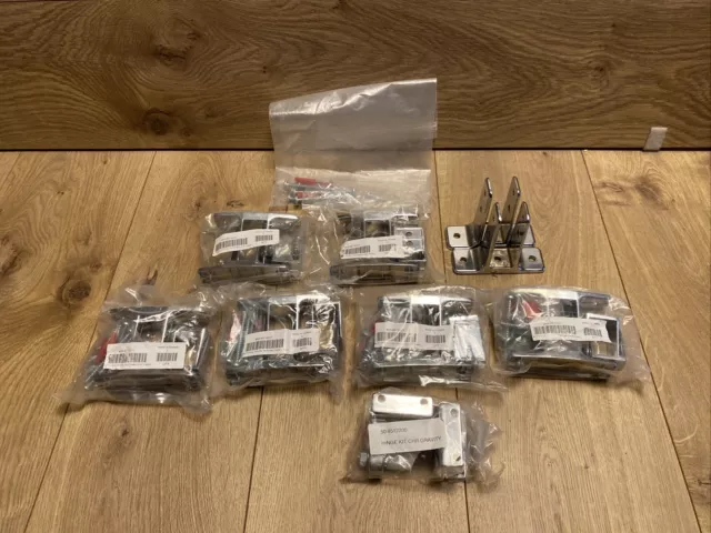Lot of 6: 50-8515021 Panel to wall & 1: 50-8512200 Hinge Kit & 4: Global 8511281