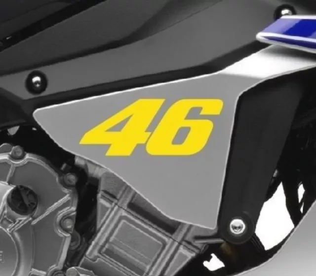 VALENTINO ROSSI 46 Stickers Decals Motorbike Motorcycle Tank FREE