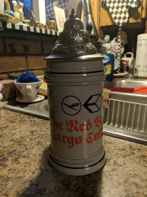 The Red Baron Cargo College Vintage German Style Beer Stein