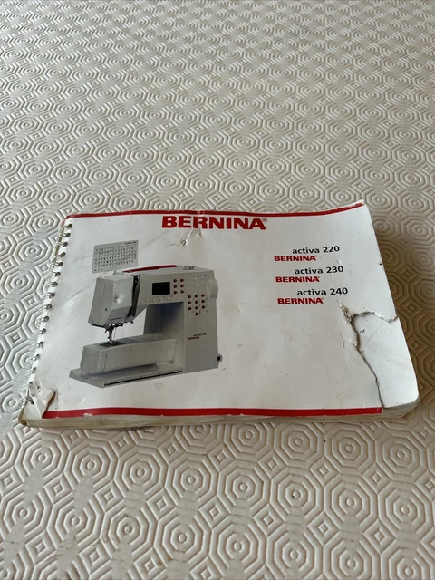 Original Bernina Activa 220 230 240 Manual De Usuario