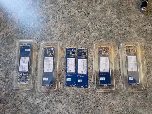 Lot of 6! - Optane M10 PCI-E 3.0 16GB Internal SSD  Blue MEMPEK1W016GAL Memory