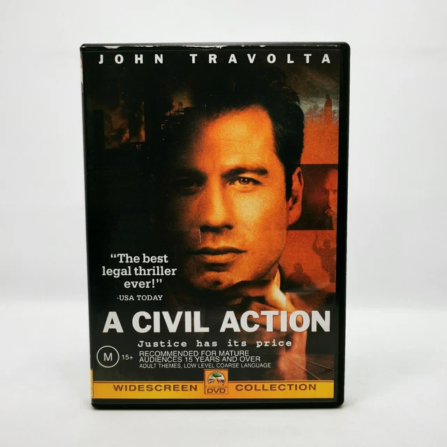 A Civil Action (DVD 1999 Region 4) John Travolta Drama Legal Thriller Movie Film