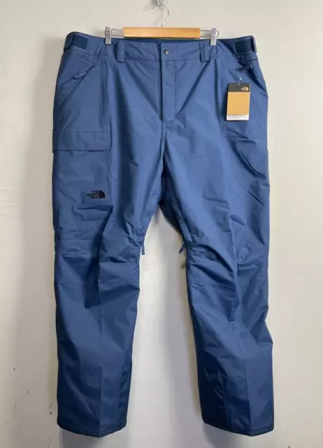 THE NORTH FACE Womens 3X Freedom Insulated Winter Snow Pants Blue Waterproof